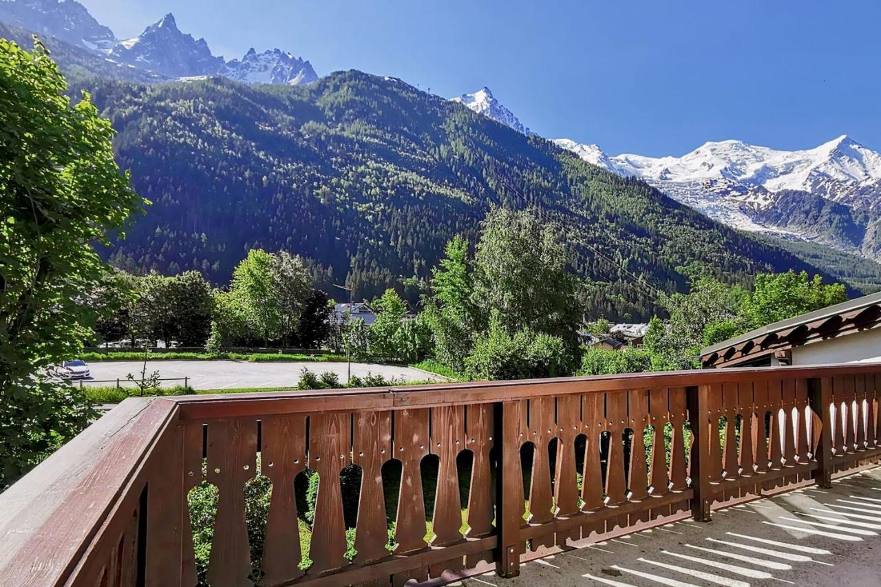 Mont Blanc View Apt In The Heart Of Chamonix Esterno foto